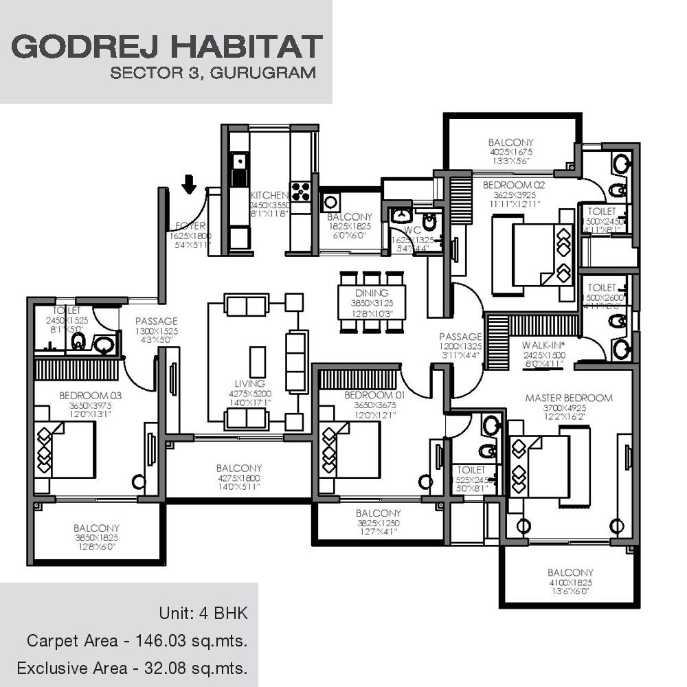 Godrej Habitat Luxury Apartments Sector 3 Gurgaon